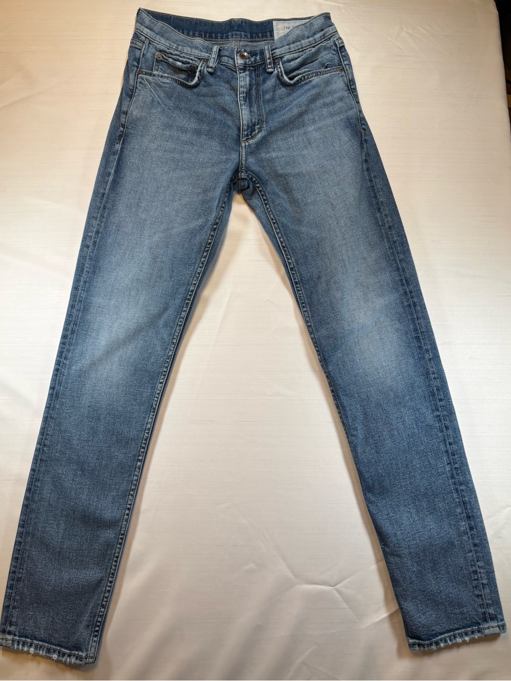 Rag & Bone New York Fit 2 Slim Jeans Mens 28x32 Bennet Medium Blue Stretch Denim